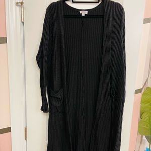 XL Black Heathered Lularoe Sarah
